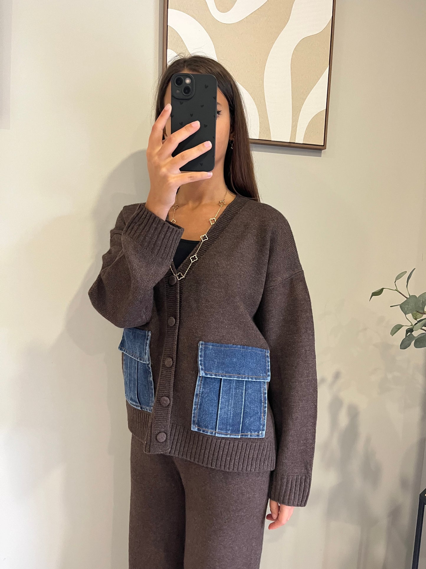 Ensemble Cocoon marron