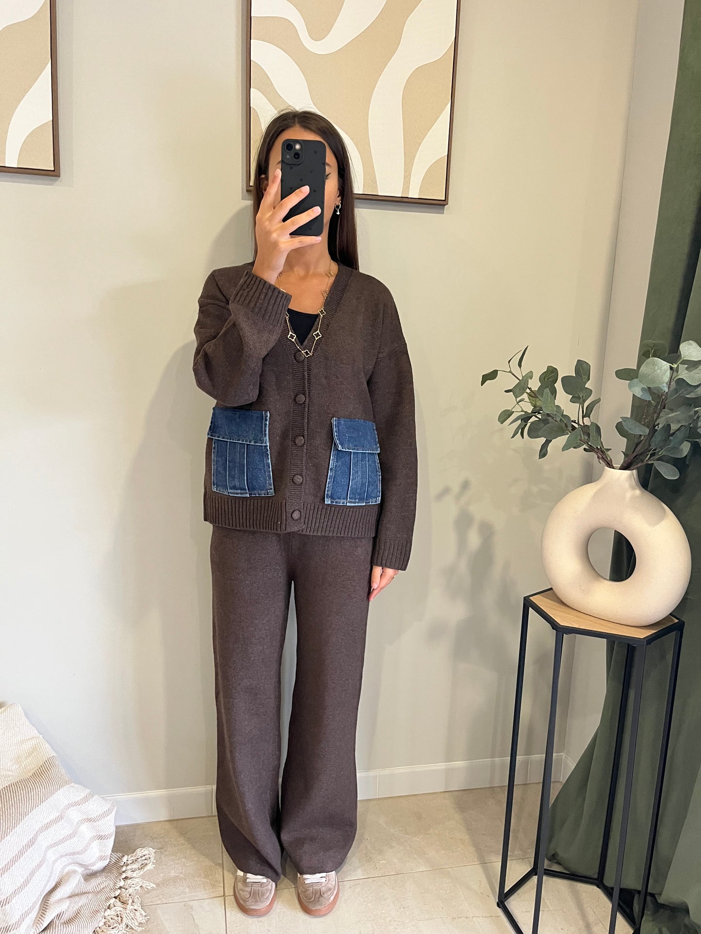 Ensemble Cocoon marron
