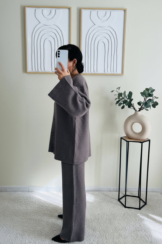 Ensemble cocoon taupe