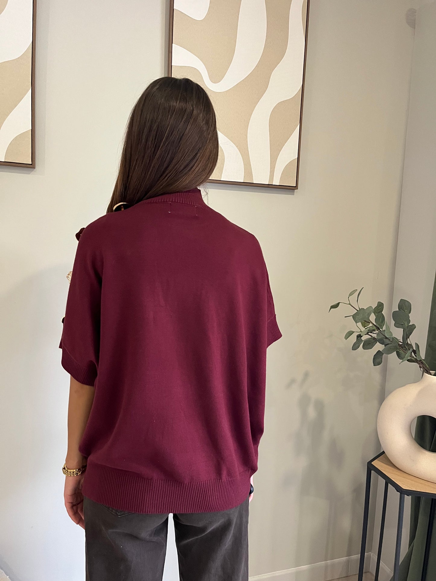 Pull Éclat doré