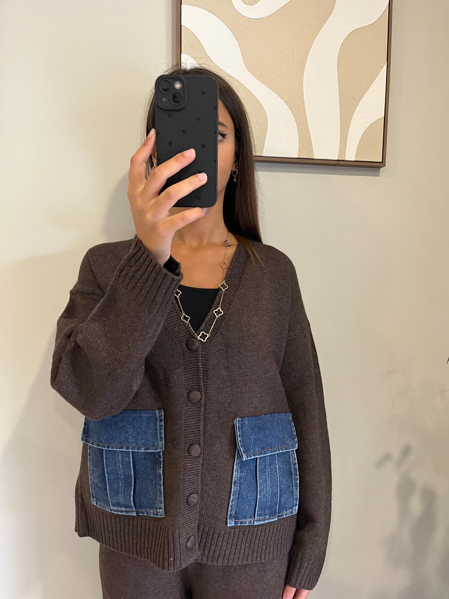 Ensemble Cocoon marron