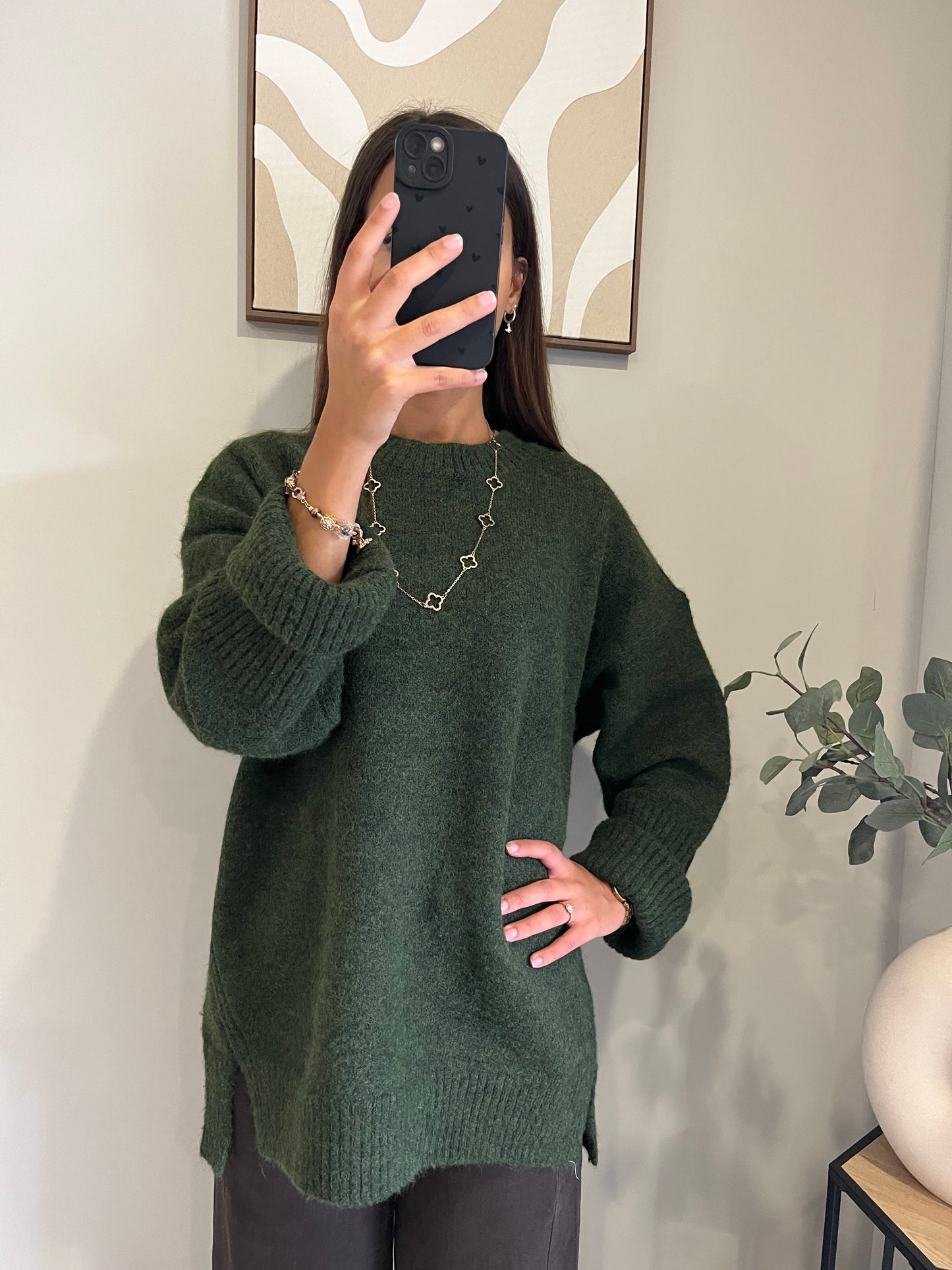 Pull oversize Brise d'olive