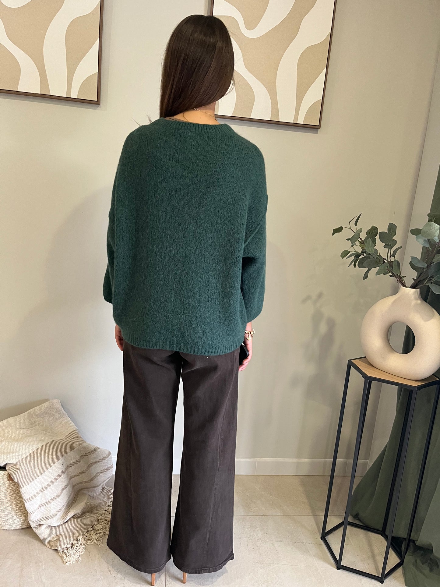 Pull caresse d'Émeraude