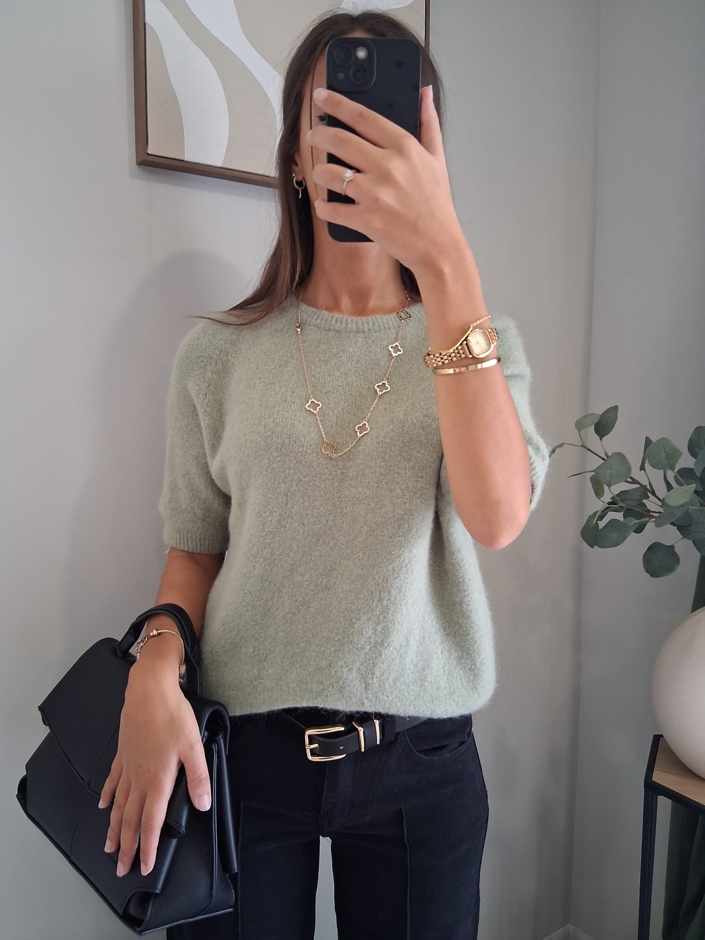 Pull Douceur vert