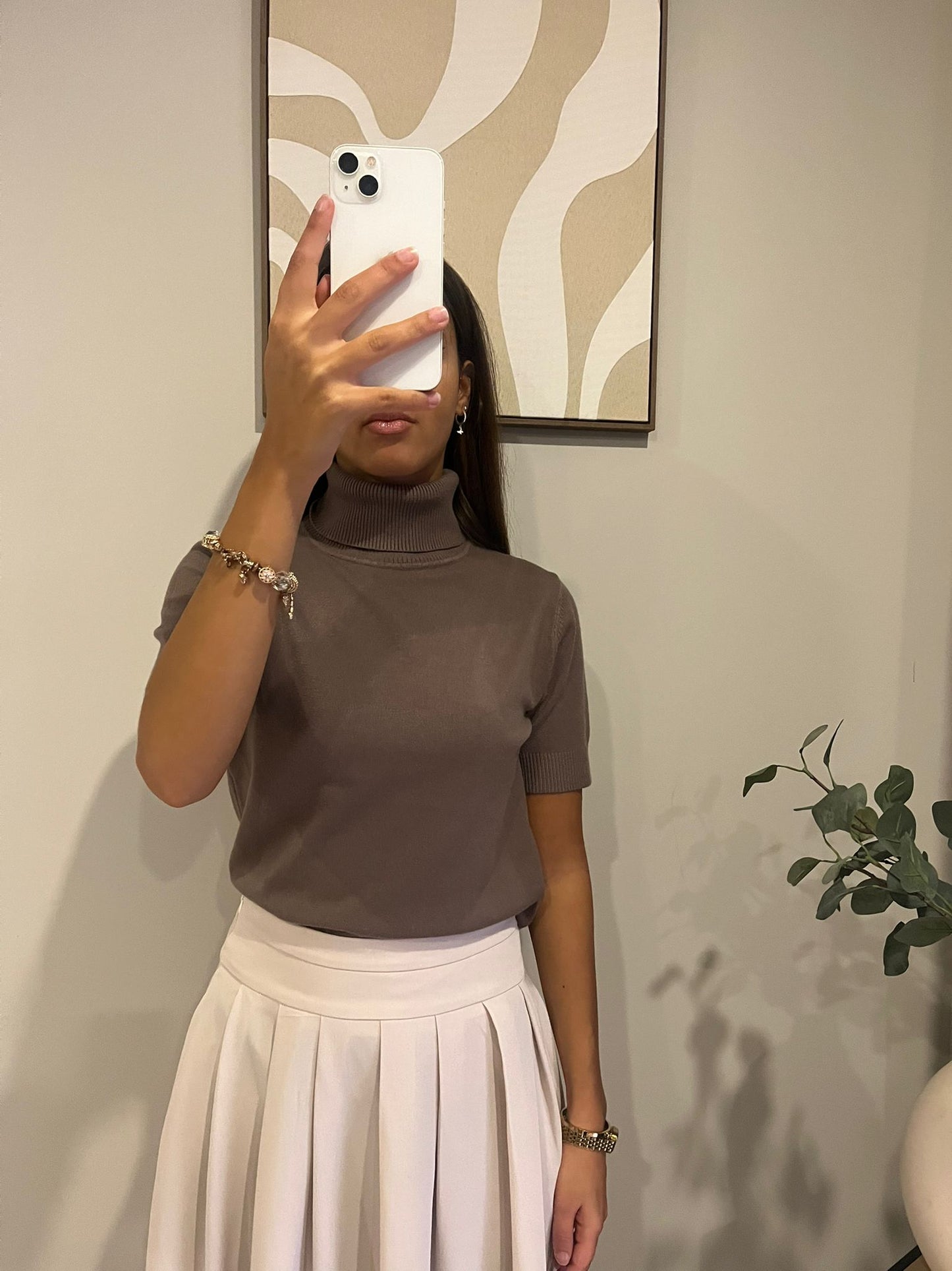 Jupe plissée élégante & tendance