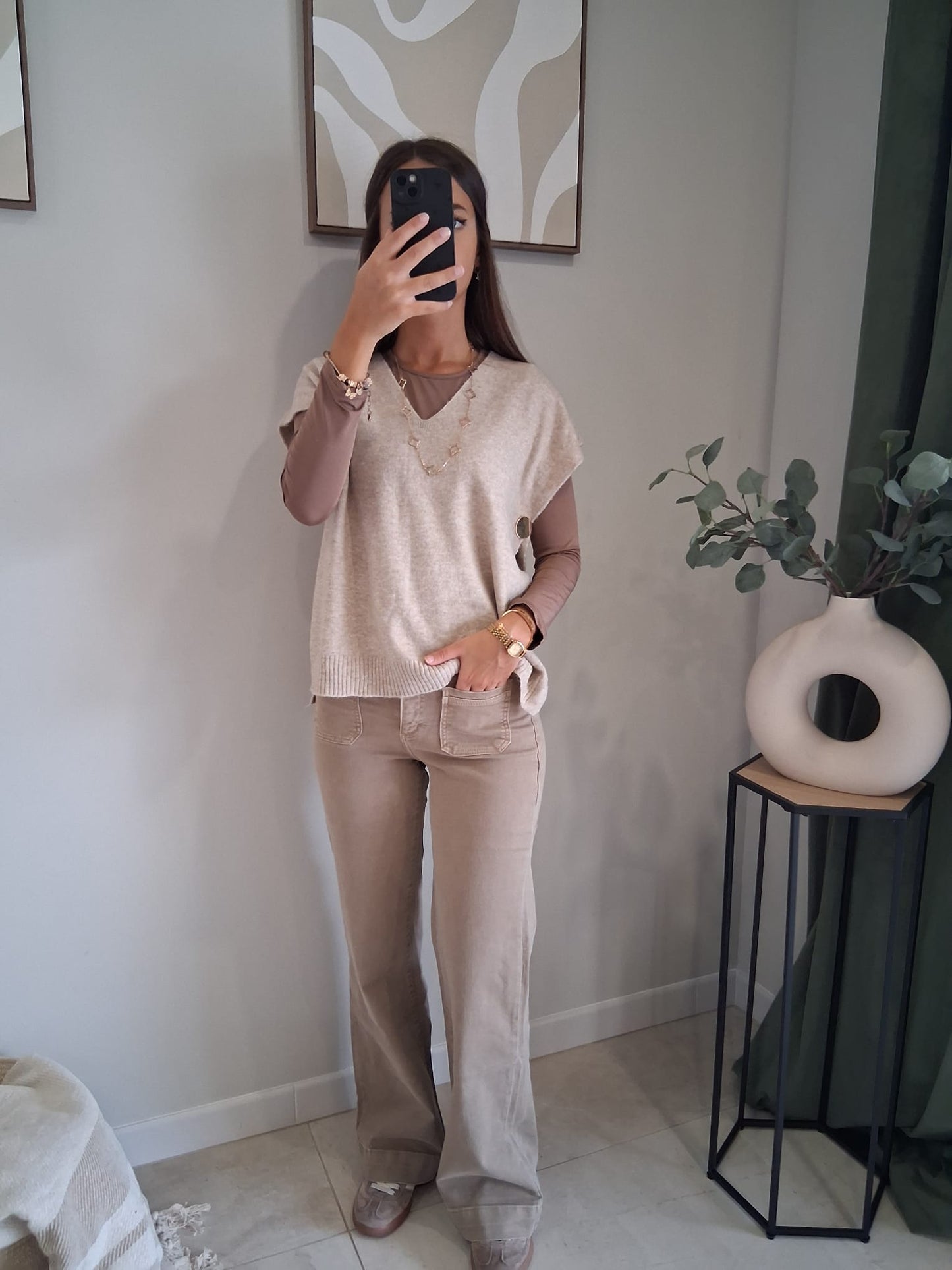 Pull Aura_beige