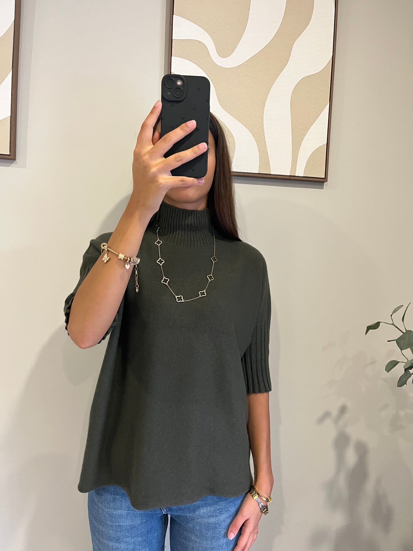 Pull Linéa marron
