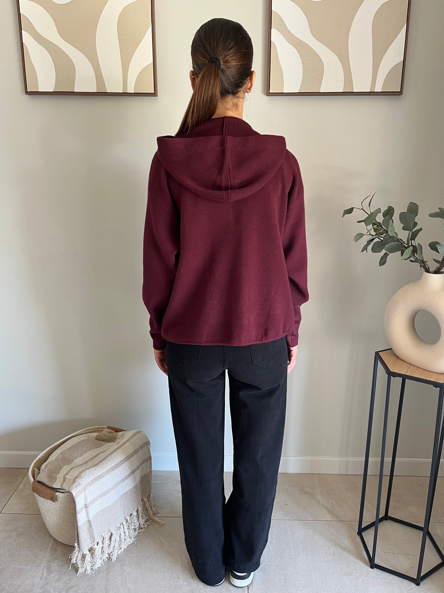 Gilet Easy Mood _bordeaux
