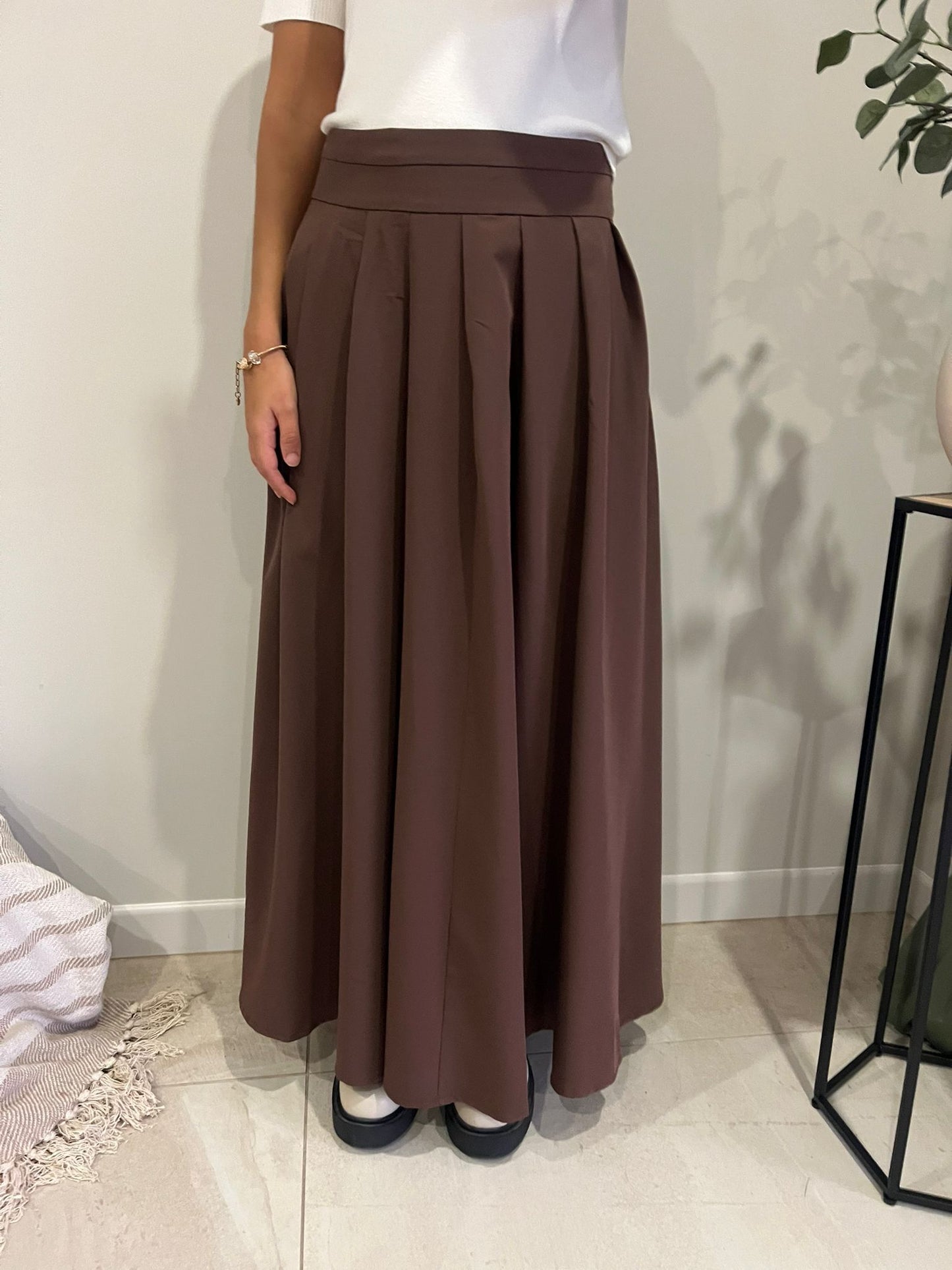 Jupe plissée élégante & tendance
