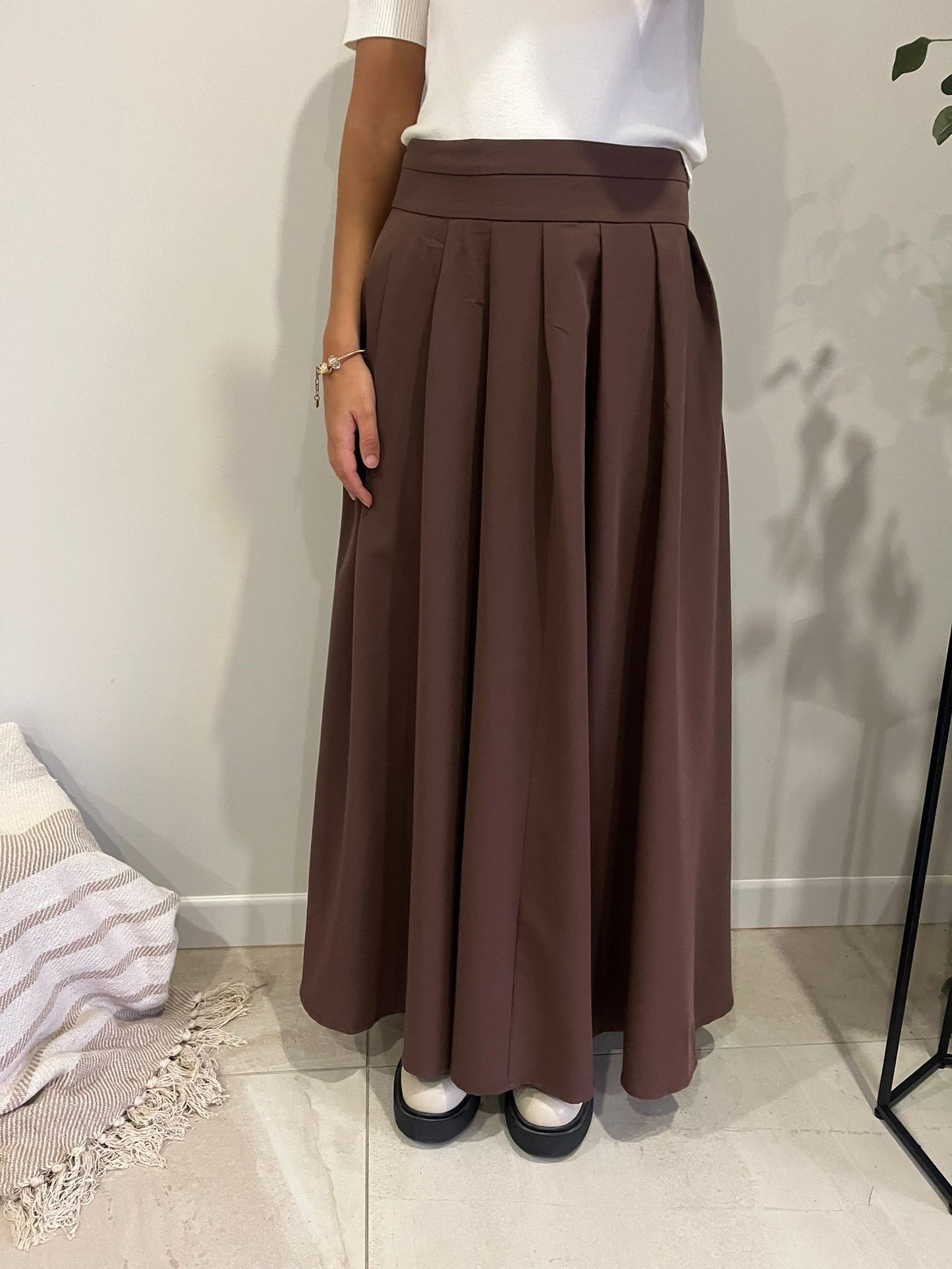 Jupe plissée élégante & tendance