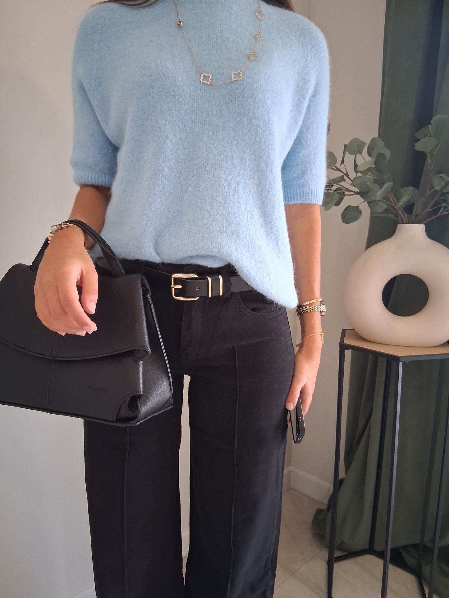 Pull Douceur bleu