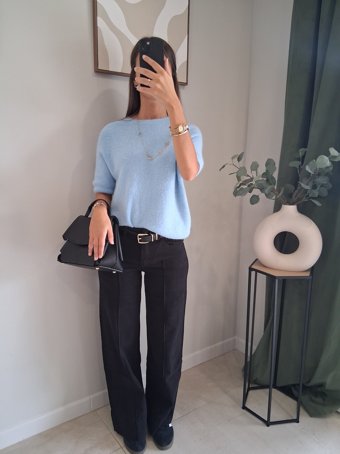 Pull Douceur bleu