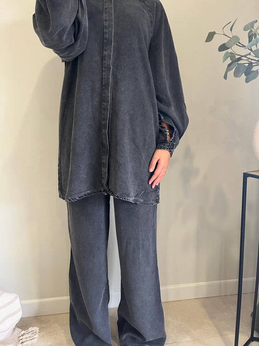Ensemble soft Denim gris