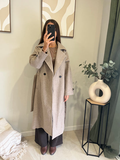 Manteau Sirah taupe
