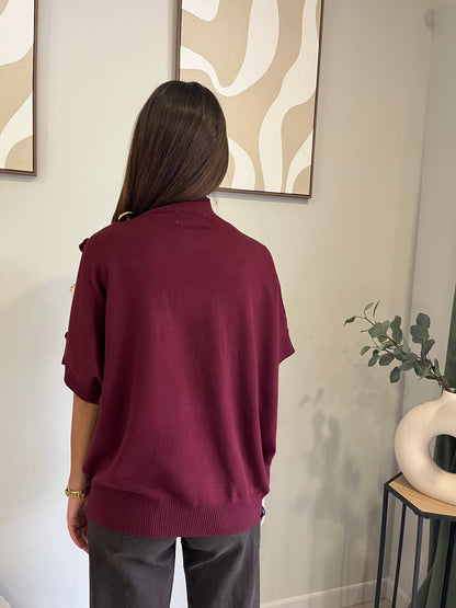 Pull Éclat doré