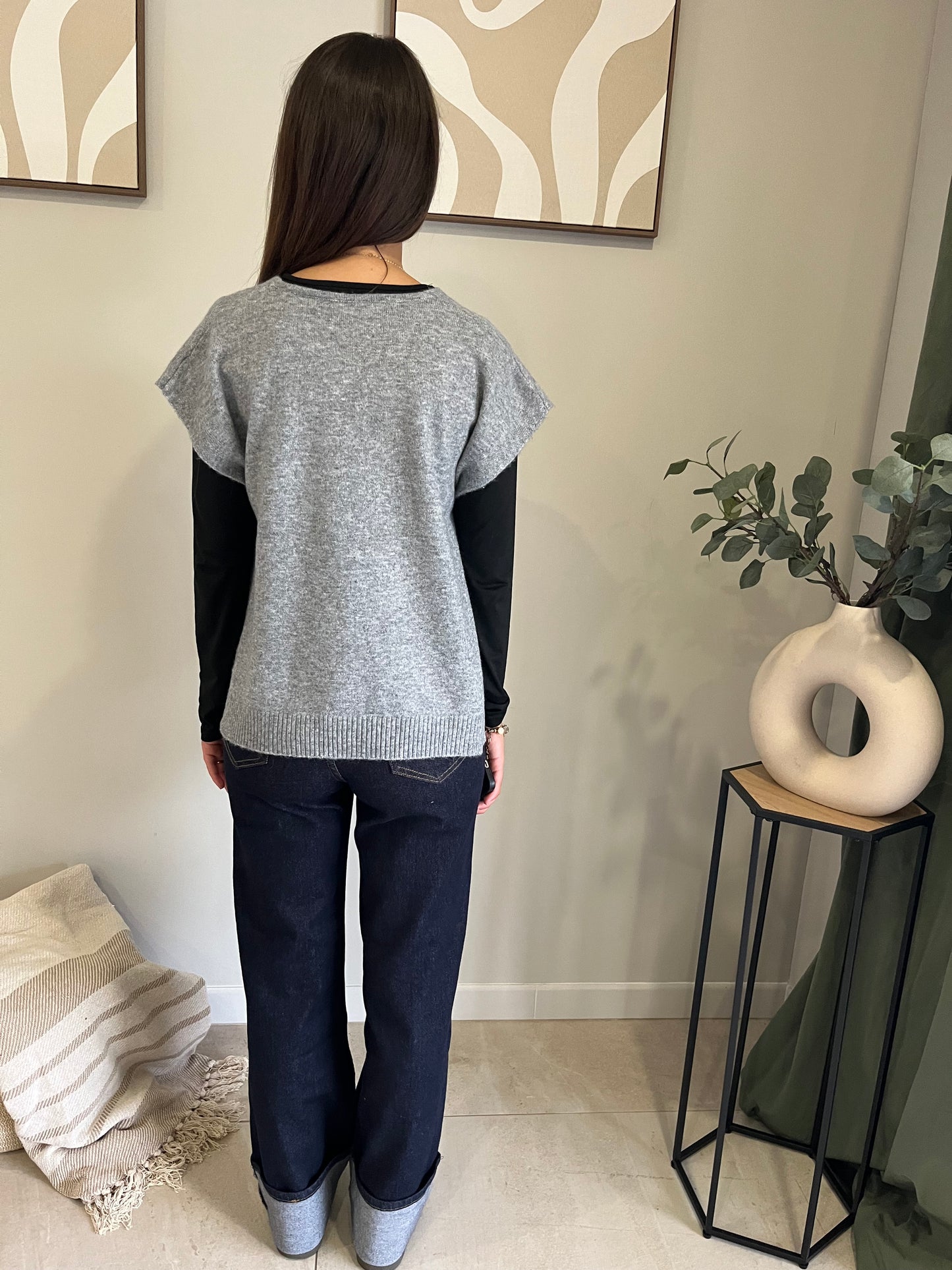 Pull Aura _gris