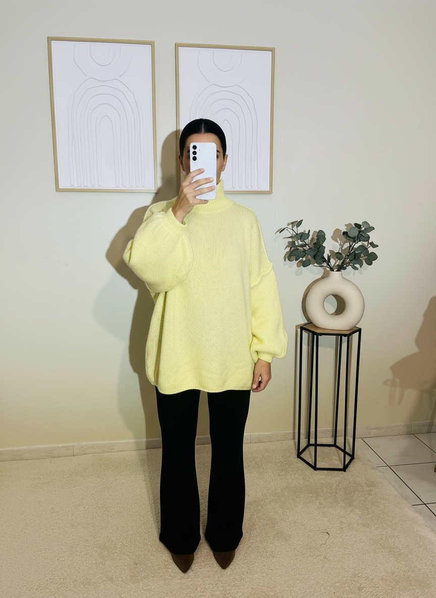 Pull jaune Noah
