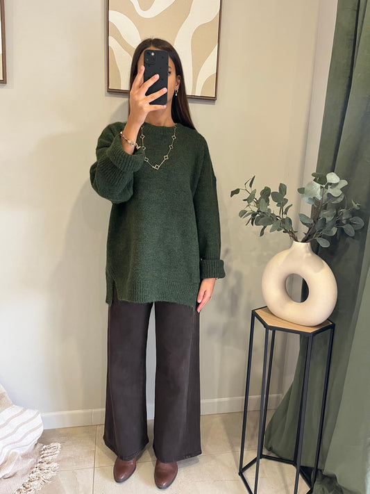Pull oversize Brise d'olive