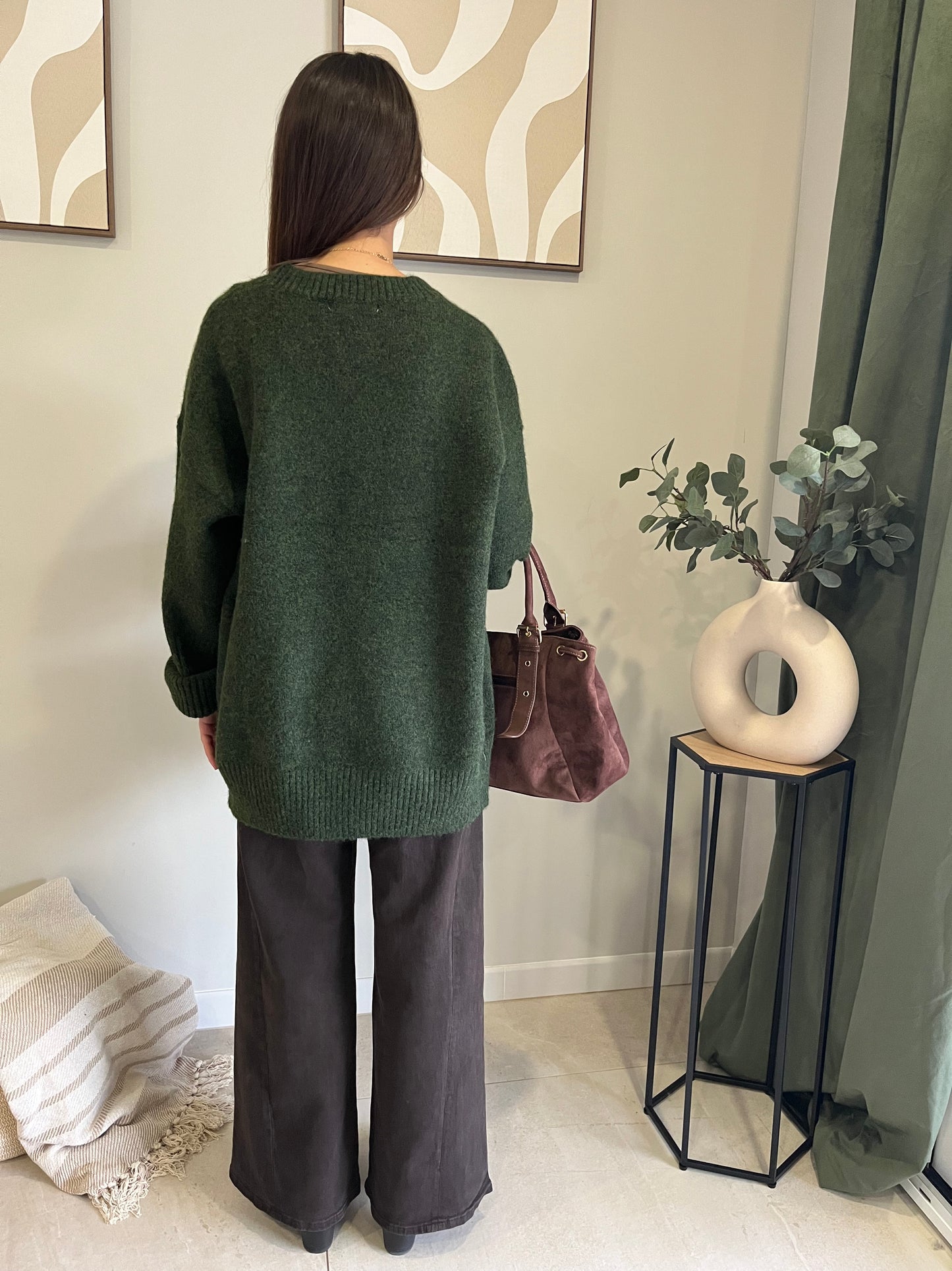 Pull oversize Brise d'olive