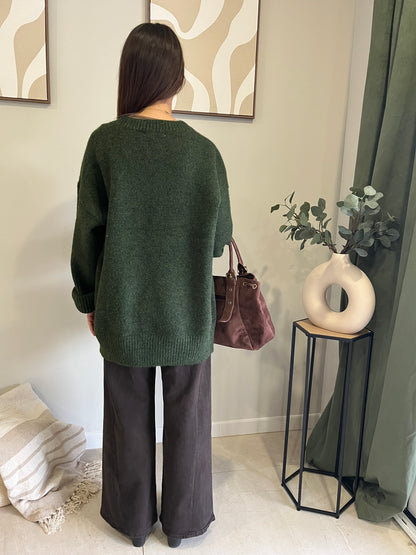 Pull oversize Brise d'olive