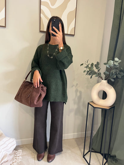 Pull oversize Brise d'olive