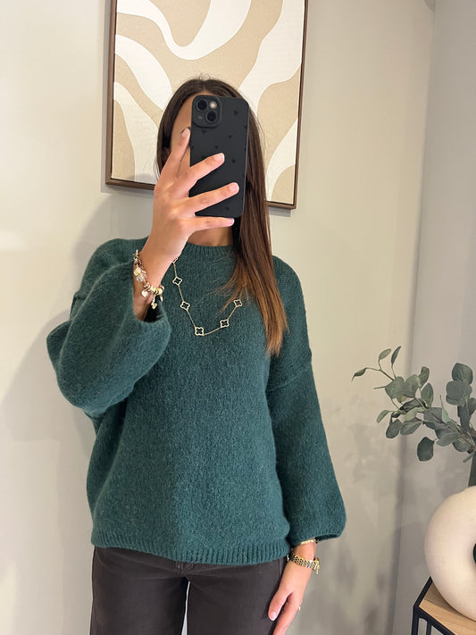 Pull caresse d'Émeraude