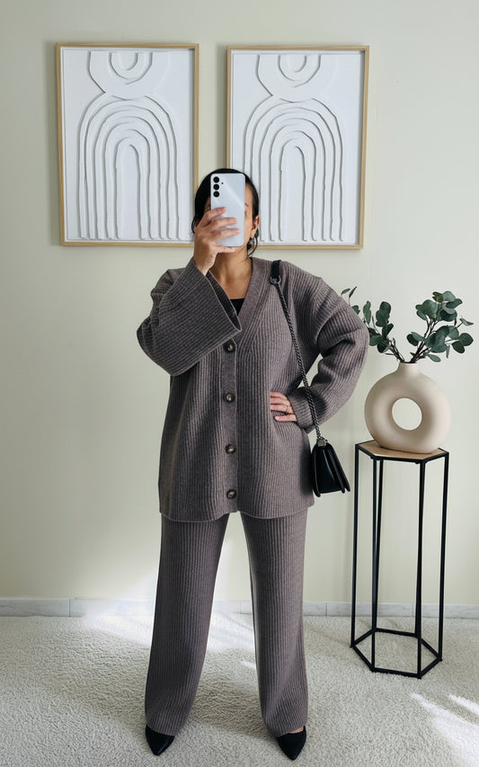 Ensemble cocoon taupe