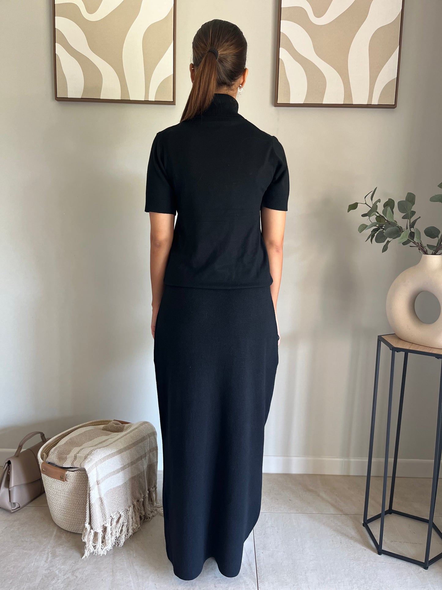 Jupe longue maille