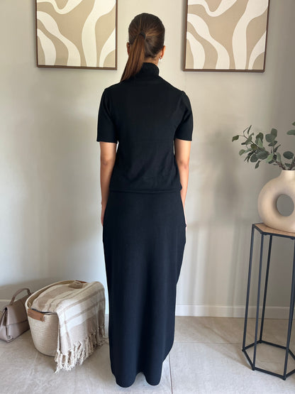 Jupe longue maille