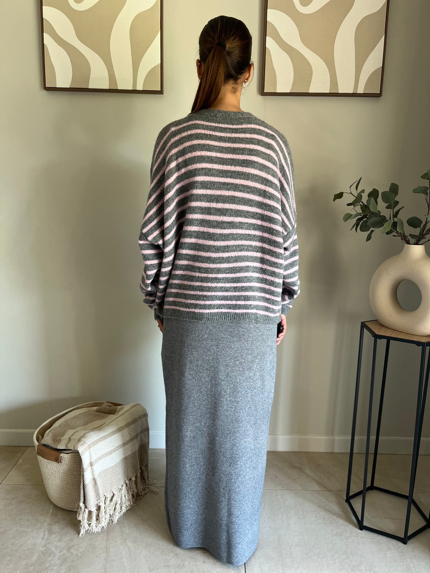 Jupe longue maille