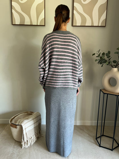 Jupe longue maille