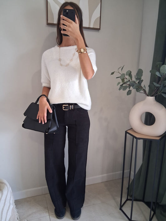 Pull Douceur blanc cassé
