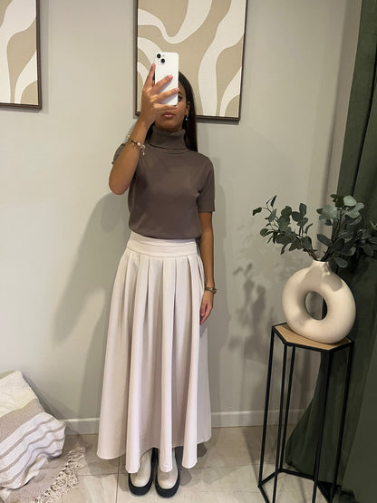 Jupe plissée élégante & tendance