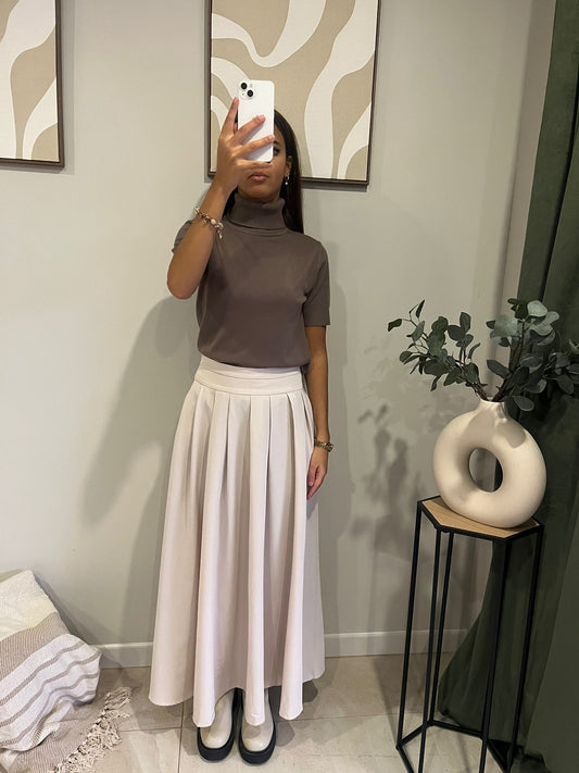 Jupe plissée élégante & tendance