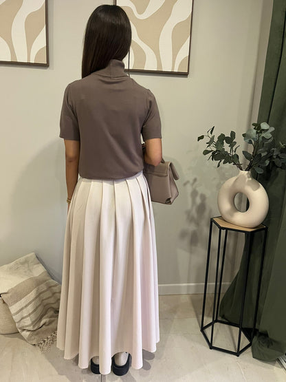 Jupe plissée élégante & tendance