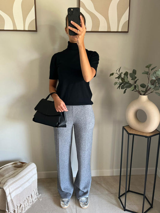 Pantalon Elégance maille_gris
