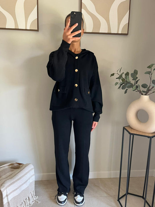 Pantalon Elégance maille_noir