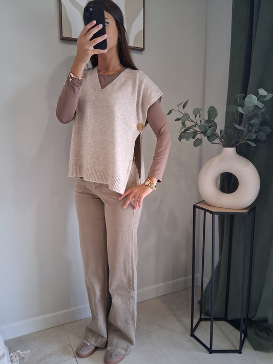 Pull Aura_beige