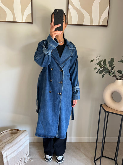 Trench Denim Élégance