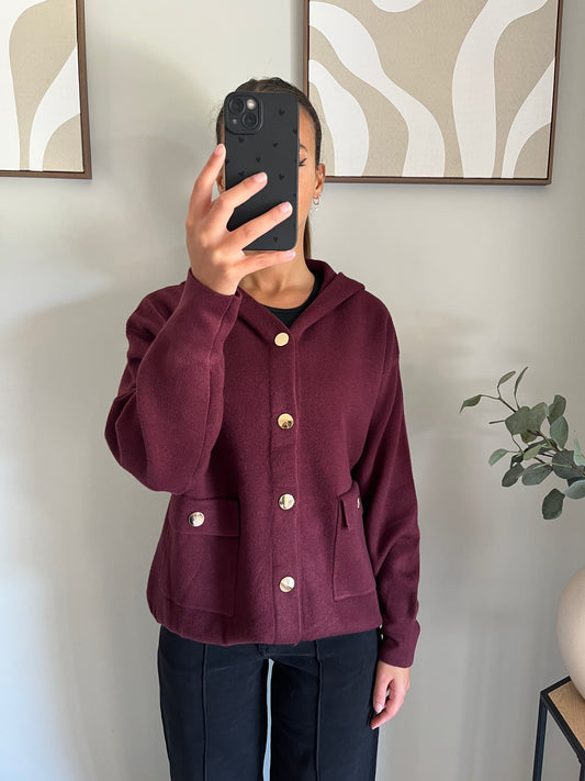 Gilet Easy Mood _bordeaux