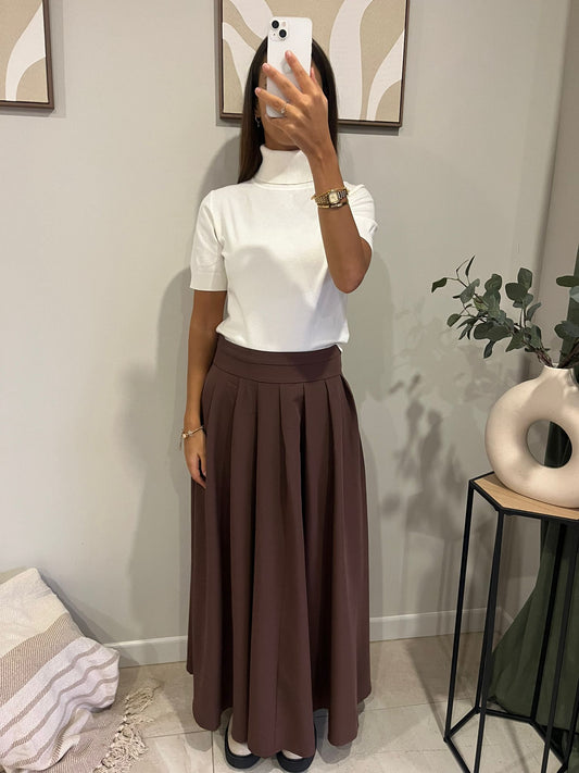 Jupe plissée élégante & tendance
