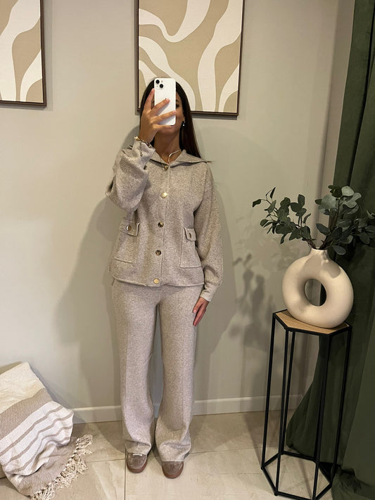 Pantalon Elégance maille_beige